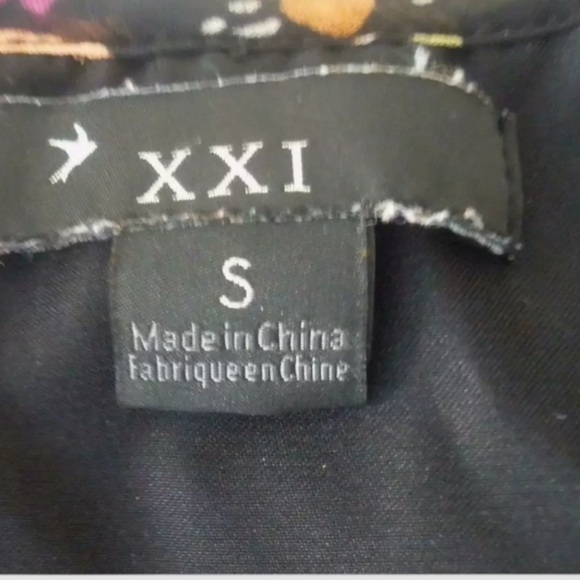 Forever 21 Girls Kids Floral Print Tiered Hem Chiffon Summer Party Dress Small S - Picture 6 of 12